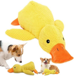 Produktbild von OKWISH Tierkuscheltier Ente Hundespielzeug Plüsch Anti-Stress Spielzeug