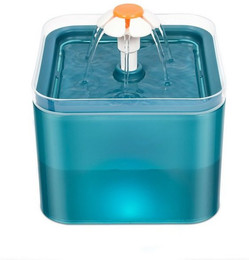 Produktbild von OKWISH Trinkbrunnen LED Wasserbrunnen Katzenbrunnen 2 l - 2 l