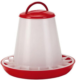 Produktbild von OLBA B.V. Futtersilo mit Deckel rot/transparent