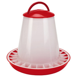 Produktbild von OLBA Futtersilo mit Deckel rot/transparent - 10 kg