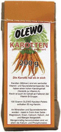 Produktbild von OLEWO Karotten-Pellets für Hunde - 2 x 200 g