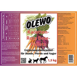 Produktbild von OLEWO Karotten-Rote Bete-Pellets - 1,5 kg