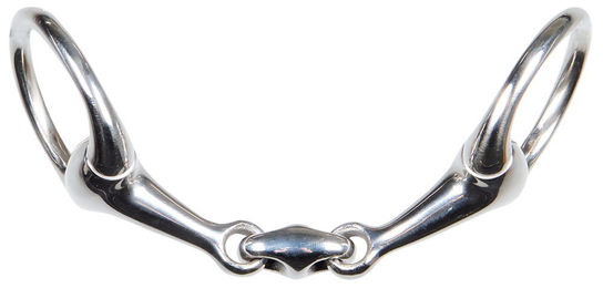 Produktbild von Olivenkopfgebiss für Pferde doppelt gebrochen 12 mm Harry's Horse