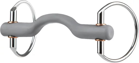 Produktbild von Olivenkopfgebiss mit Zungenbogenstange für Pferde