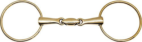 Produktbild von Olivfarbene Gebissringe für Pferde Feeling 125 mm - 125 mm