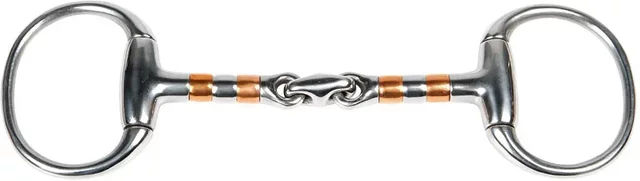 Olivfarbenes doppelt gebrochenes Pferdegebiss mit Rollen Harry's Horse – Bild 1 von 3