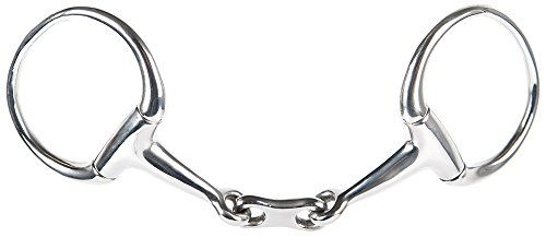 Produktbild von Olivfarbenes Gebiss für Pferde doppelt gebrochen Harry's Horse Flat link