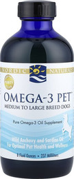 Produktbild von Omega-3 für Haustiere, Mittelgroße bis Große Hunde, 237 ml (8 fl oz)