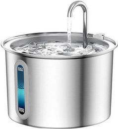 Produktbild von Oneisall Wasserspender Oneisall Edelstahl Trinkbrunnen 2L für Hunde & Katzen