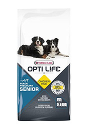 Produktbild von Opti Life Senior Medium & Maxi Trockenfutter für Hunde - 12,5 kg