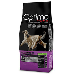 Produktbild von Optimanova Medium Adult Huhn & Reis - 12 kg