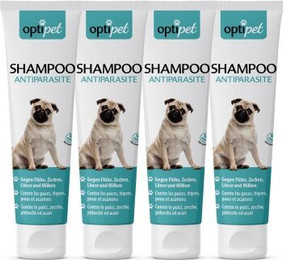 Produktbild von OptiPet Parasitenshampoo - 4 x 250 ml