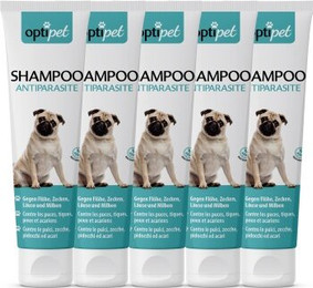 Produktbild von OptiPet Parasitenshampoo - 5 x 250 ml