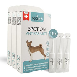 Produktbild von Optipet Spot On für Hunde - 18 x 1,5 ml