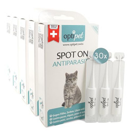 Produktbild von OptiPet Spot On Pipetten für Katzen - 30 x 1 ml