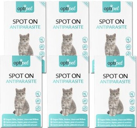 Produktbild von OptiPet Spot On Pipetten für Katzen - 36 x 1 ml