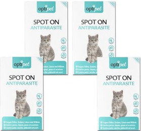 Produktbild von OptiPet Spot On Pipetten für Katzen - 24 x 1 ml