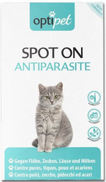 Produktbild von OptiPet Zeckenschutzmittel Spot on Katze