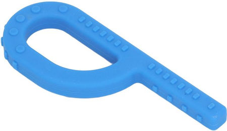 Produktbild von Oralmotorisches Kautool P-Form Silikon Autistische Kinder Kauer Sensorisches Handspielzeug Blau blau