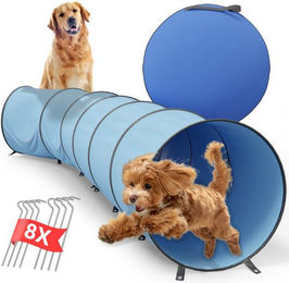 Produktbild von Oramics Agility-Tunnel Hunde Popup mit Tragetasche und Heringen - 3 m