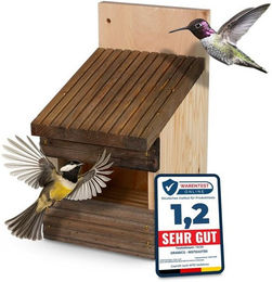 Produktbild von Oramics Halbhöhlen Nistkasten Vogelhaus aus Naturholz