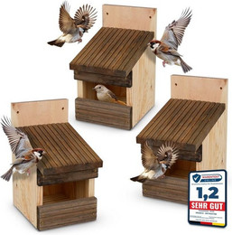 Produktbild von Oramics Halbhöhlen Nistkasten Vogelhaus zum Aufhängen