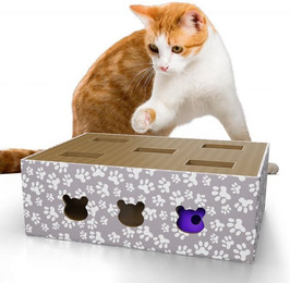 Produktbild von Oramics Kratzmatte Katzenspielzeug mit 2 Bällen