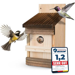 Produktbild von Oramics Nistkasten Holz Vogelhaus zum Aufhängen