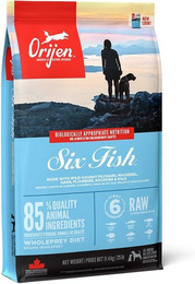 Produktbild von Orijen Adult Six Fish Hundetrockenfutter - 2 x 11,4 kg