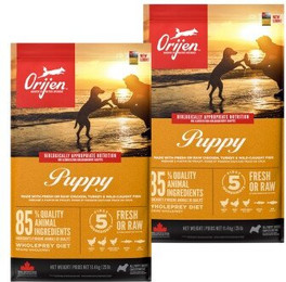 Produktbild von Orijen Puppy Hundetrockenfutter - 2 x 11,4 kg