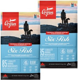 Produktbild von Orijen Six Fish Hundefutter - 2 x 11,4 kg