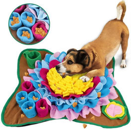 OSTWOLKE Tier-Intelligenzspielzeug Schnüffelteppich für Hund Waschbar Trainingsmatte Futtermatte, Schnüffelspielzeug, Interaktive Hundespielzeug – Bild 1 von 5
