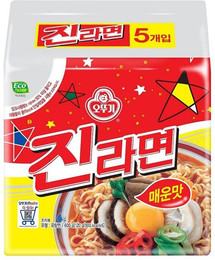 Produktbild von OTTOGI Jin Ramyeon scharf 120g - 5 x 120 g