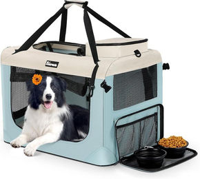 OUNUO Hunde-Transportbox Faltbare und Tragbare Hundetransportbox – Bild 1 von 5