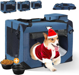 Produktbild von OUNUO Hunde-Transportbox Faltbare und Tragbare Hundetransportbox