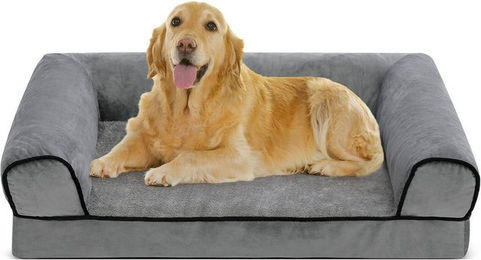Produktbild von OUNUO Tierbett Hundebett Hundesofa Hundecouch mit eierförmiger Kistenschaum waschbar