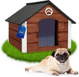 Produktbild von Outentin Hundehütte Outdoor Isoliert für Mittelgroße Hunde