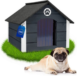 Produktbild von Outentin Hundehütte Outdoor Isoliert für Mittelgroße Hunde