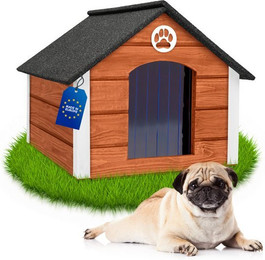 Produktbild von Outentin Hundehütte Outdoor Isoliert für Mittelgroße Hunde