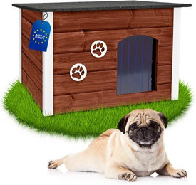 Produktbild von Outentin Hundehütte Outdoor Winterfest für Mittelgroße Hunde