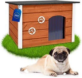 Produktbild von Outentin Hundehütte Outdoor Winterfest für Mittelgroße Hunde