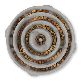 Produktbild von Outward Hound Fun Feeder Slo Bowl Slow Feeder Hundenapf groß türkis