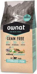 Produktbild von Ownat Cat Just Grain Free Sterilised Fisch - 3 kg