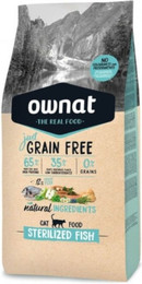 Produktbild von Ownat Cat Just Grain Free Sterilised Fisch - 8 kg