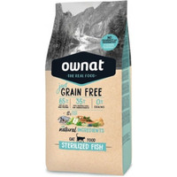 Produktbild von Ownat Cat Just Grain Free Sterilised Fisch - 8 kg