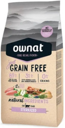 Produktbild von Ownat Cat Just Grain Free Sterilised Huhn - Sparpaket: 2 x 8 kg