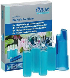 Oase AquaActiv BioKick Premium Filterstarter für Fischteiche 4 x 20 ml Ampullen - 4 x 20 ml – Bild 1 von 11