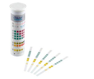 Oase AquaActiv QuickSticks 6in1 Wasseranalyse Teststreifen für Teichwasser und Fische 50 Stück – Bild 1 von 5
