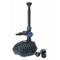 Produktbild von Oase Aquarius Fountain Set Classic 1000 Springbrunnenpumpe für den Teich in Schwarz und Grau - 1000 l