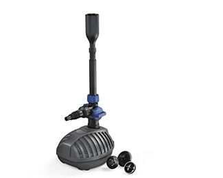 Oase Aquarius Fountain Set Classic 4000 E Wasserspielpumpe für Teiche in Schwarz und Grau aus Kunststoff – Bild 1 von 8